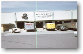 Berven Carpet Rug Mills Rear Dock, Fresno California 1970