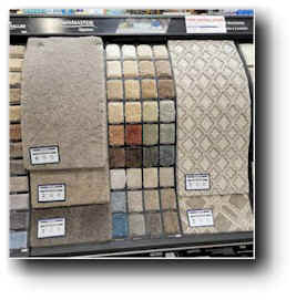 Carpet Sample Display with many color options  - Carpetprofessor.com