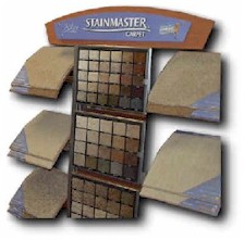 Stainmaster carpet display rack