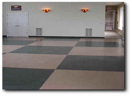 Waterproof Floor Tiles in Clubhouse- Carpetprofessor.com