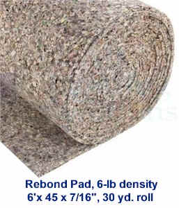 Roll of Rebond Carpet Padding - CarpetProfessor.com